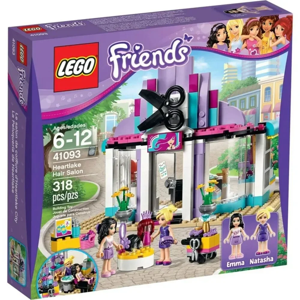 Lego Friends 41093 Heartlake Hair Salon 100% Complete w/ Manuals Retired